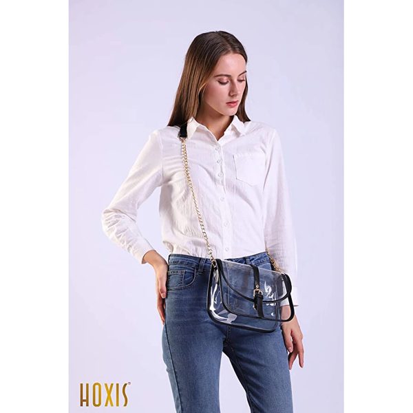 Clear Saddle Cross Body Bag