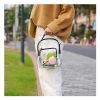 Womens Transparent Clutch Clear Purse Handbag