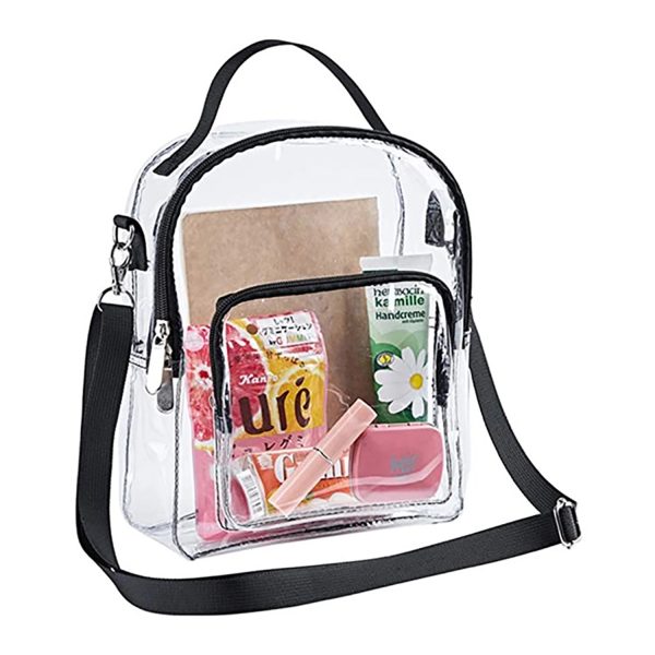 Womens Transparent Clutch Clear Purse Handbag