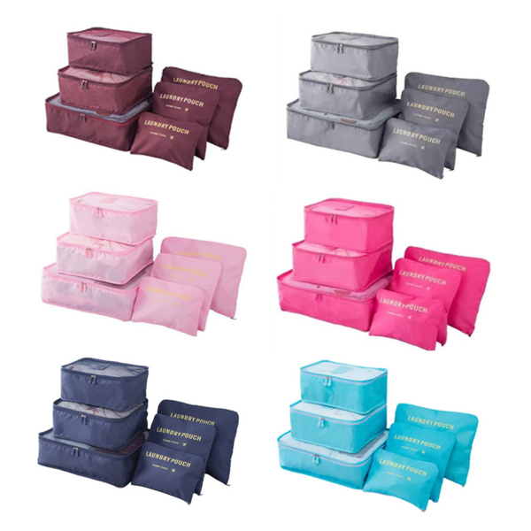 6 Pcs Travel Storage Bags