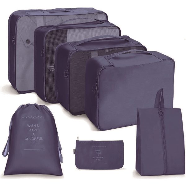 7 Pcs Packing Cubes For Travel