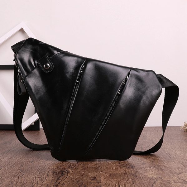 Genuine Leather Shoulder Backpack