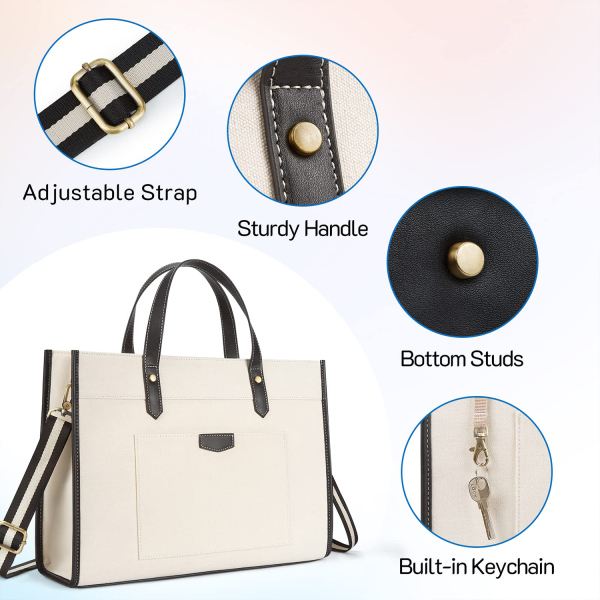 Canvas Laptop 15.6 Inch Work Shoulder Bags