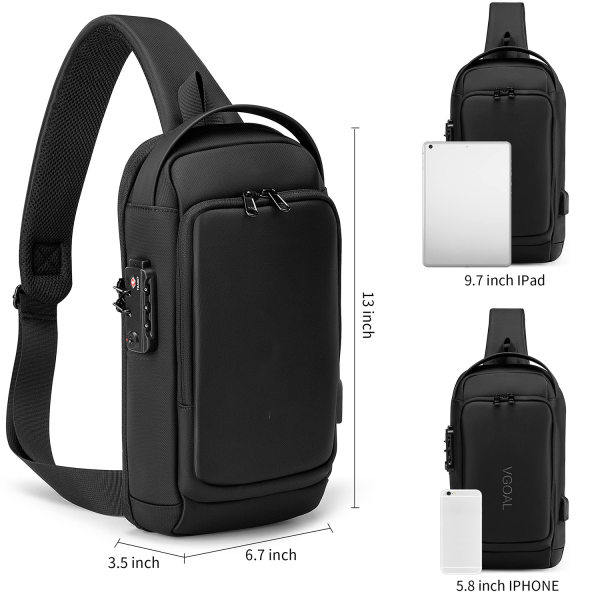 Sling Backpack Men'S Chest Bag