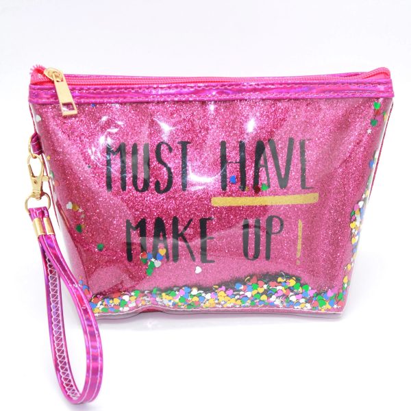 Fashion Creative Sequin Glitter Toiletry Pouch Cosmetic Bag