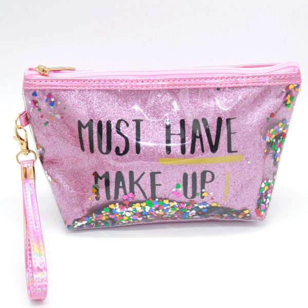 Fashion Creative Sequin Glitter Toiletry Pouch Cosmetic Bag