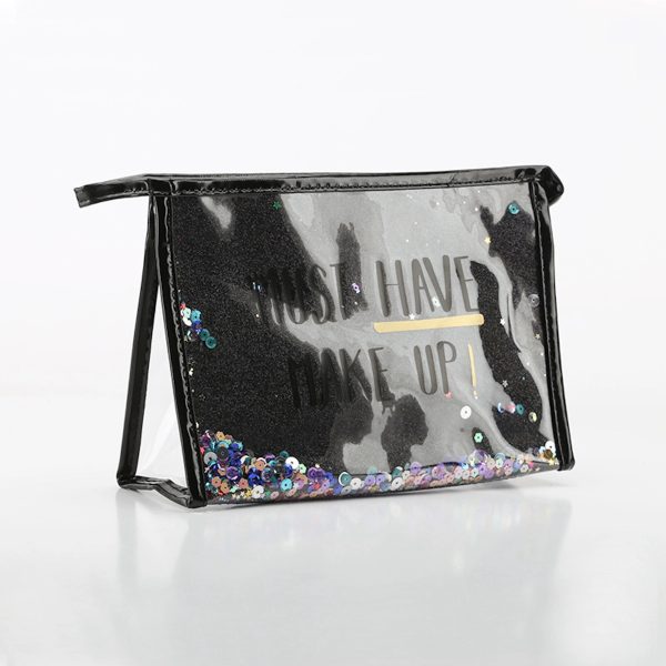 Fashion Creative Sequin Glitter Toiletry Pouch Cosmetic Bag