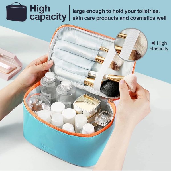 Pu Waterproof Travel Cosmetic Bag