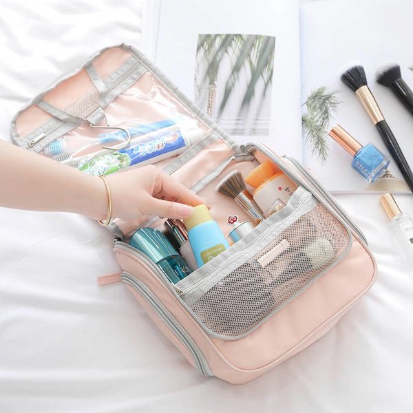 Toiletry Travel Organizer Bag With Hook