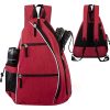 Pickleball Tennis Bag Reversible Crossbody Backpack