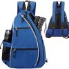 Pickleball Tennis Bag Reversible Crossbody Backpack