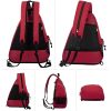 Pickleball Tennis Bag Reversible Crossbody Backpack