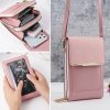Women Vertical Touch Screen Bag,Small Crossbody Shoulder Bag