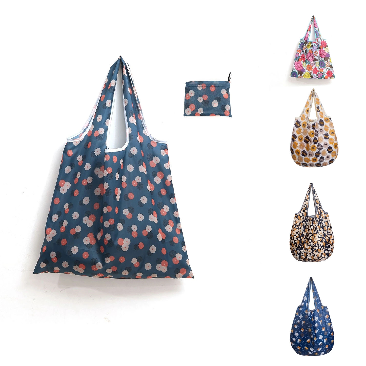 Folding Reusable Tote Shopping Grocery Bag