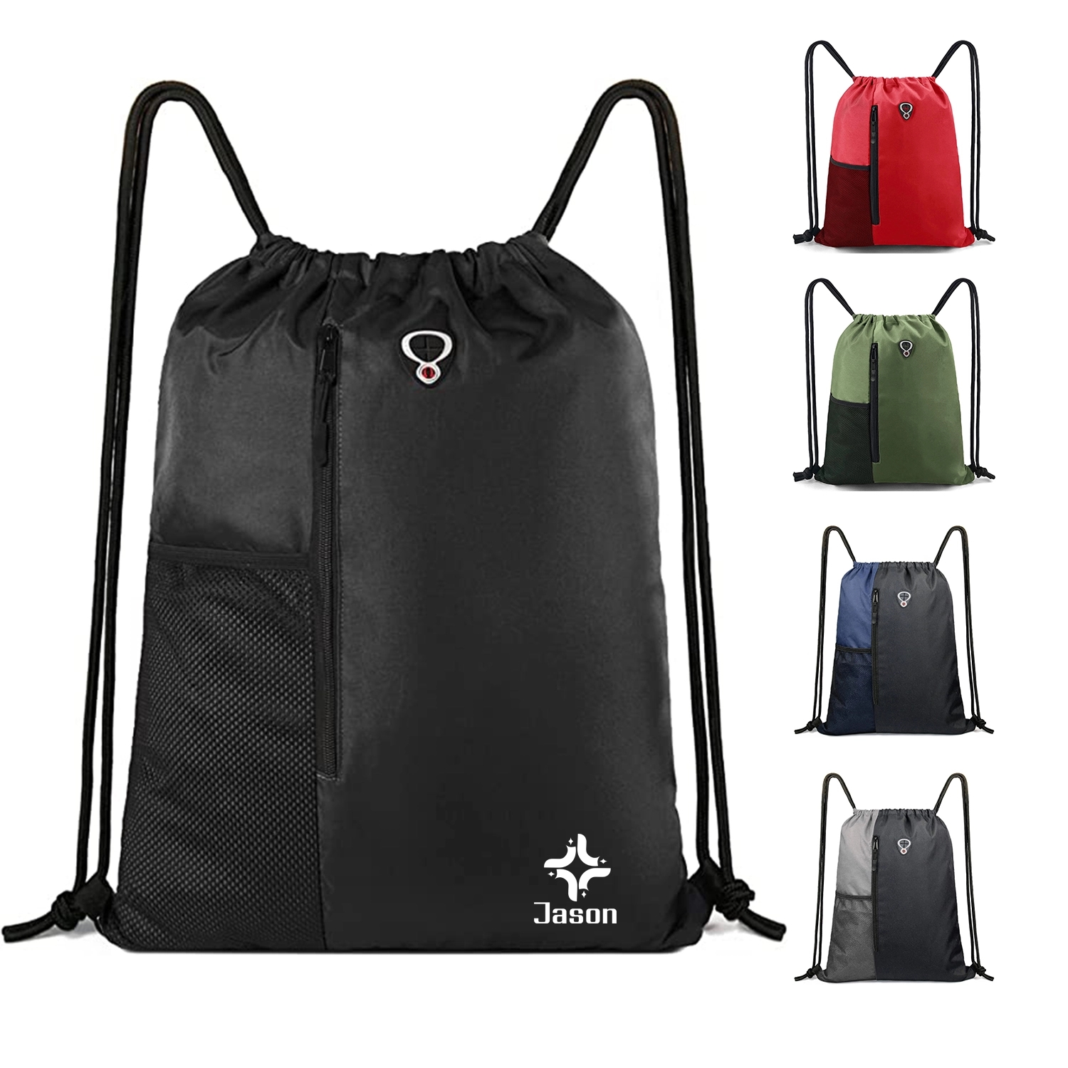 Drawstring Backpack Sports Gym Bag