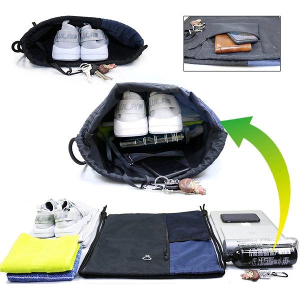 Drawstring Backpack Sports Gym Bag