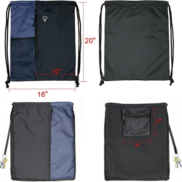 Drawstring Backpack Sports Gym Bag