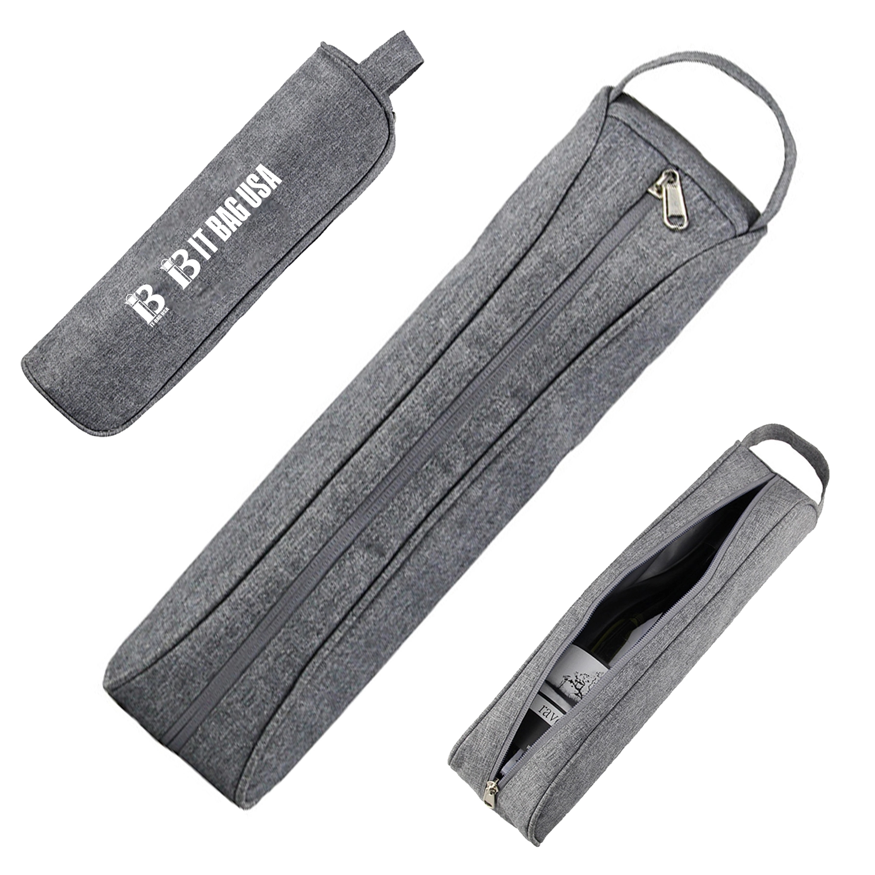 Single Bottle Wine Tote Bag