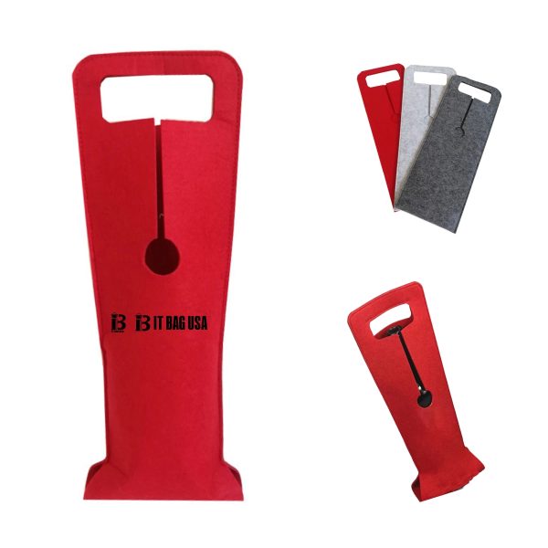 Felt Wine Tote Bag