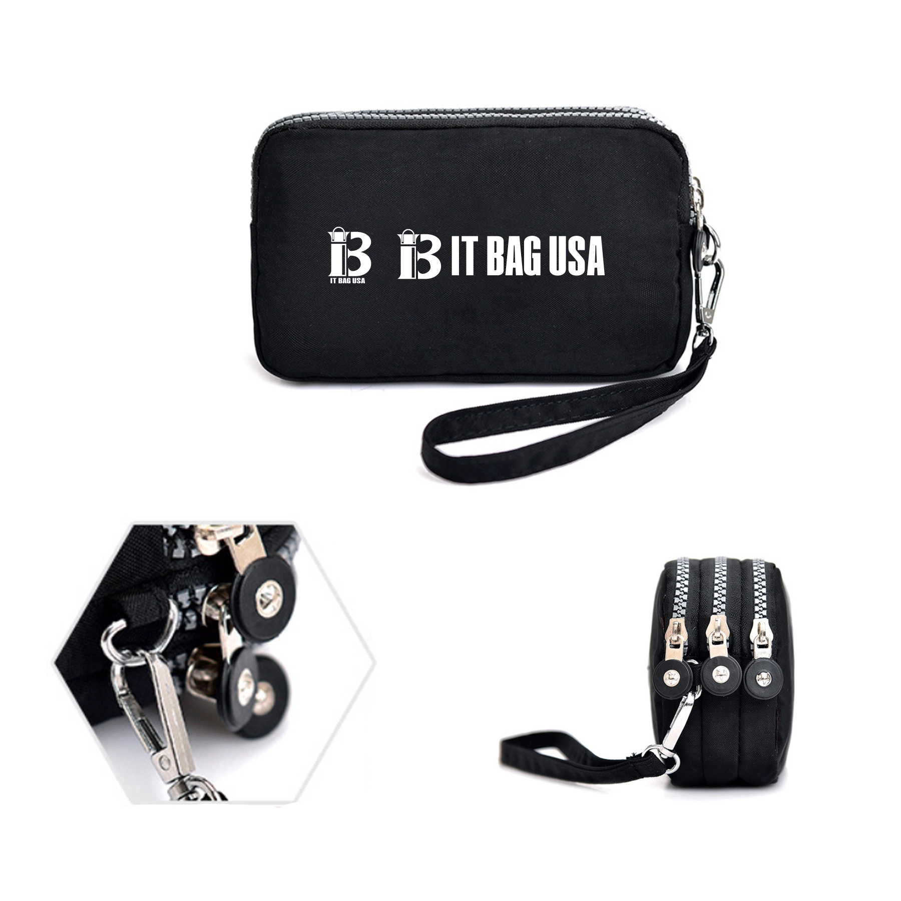 Nylon Zipper Wallet