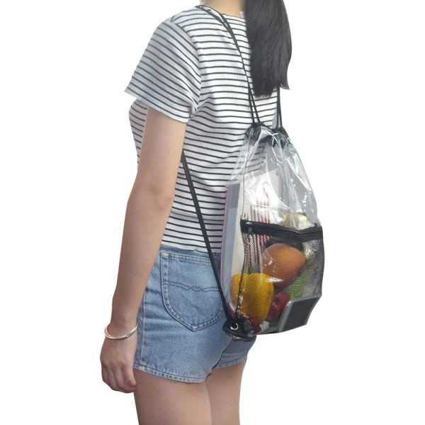 Clear Drawstring Bags