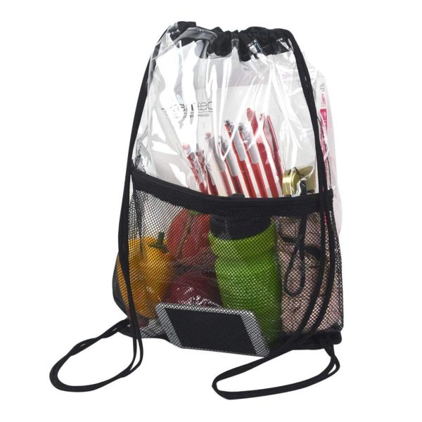 Transparent Drawstring Beach Bag
