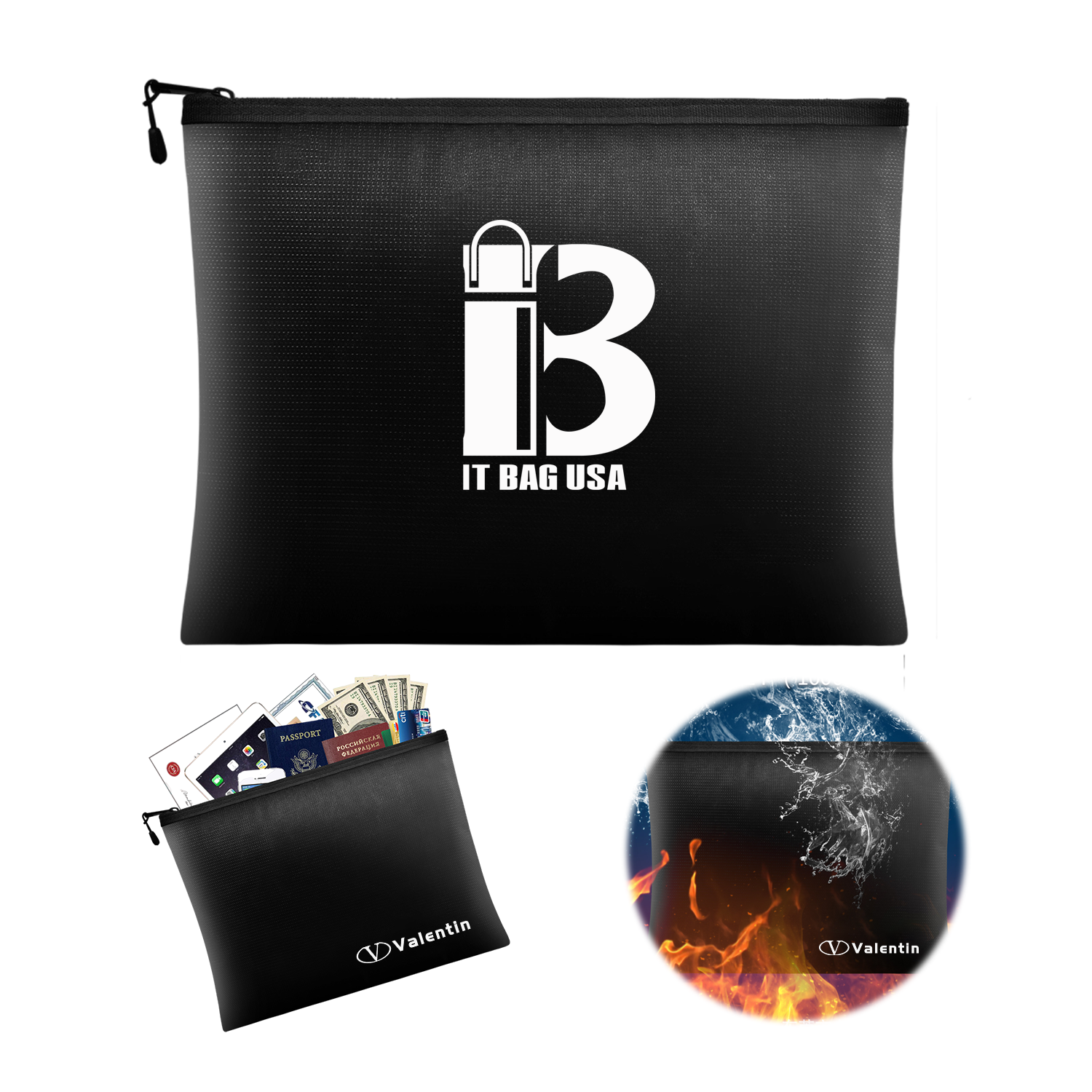Waterproof And Fireproof Document Bag