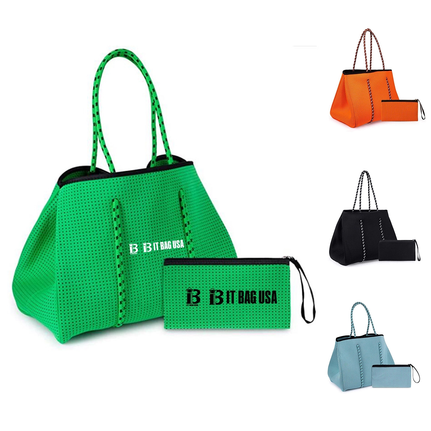 Neoprene Tote Bag With Shoulder Straps