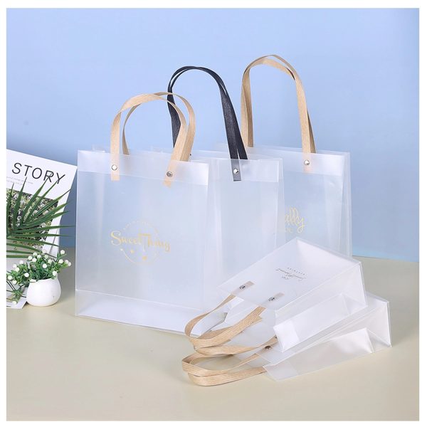Transparent Shopping Gift Handbag