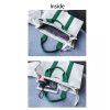 Stylish Canvas Tote Bag Top Zipper Closure