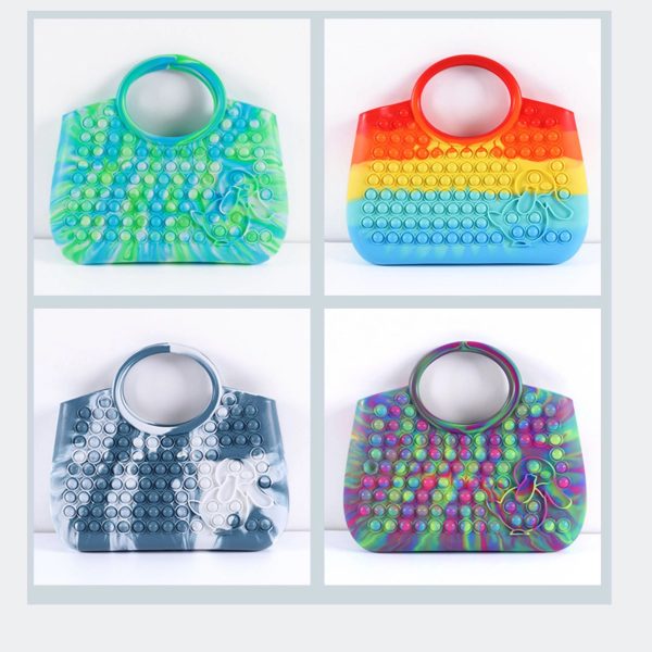 Duck Silicone Fidget Pop Handbag