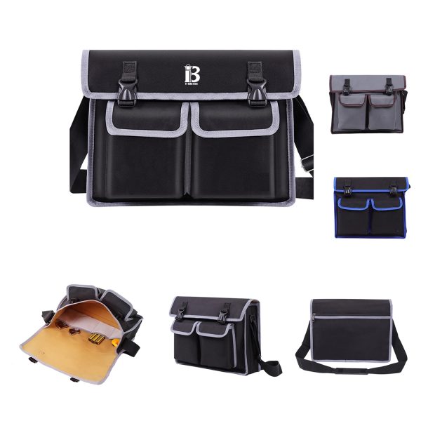 14-inch Wide Mouth Tool Bag with Water Proof Molded Base