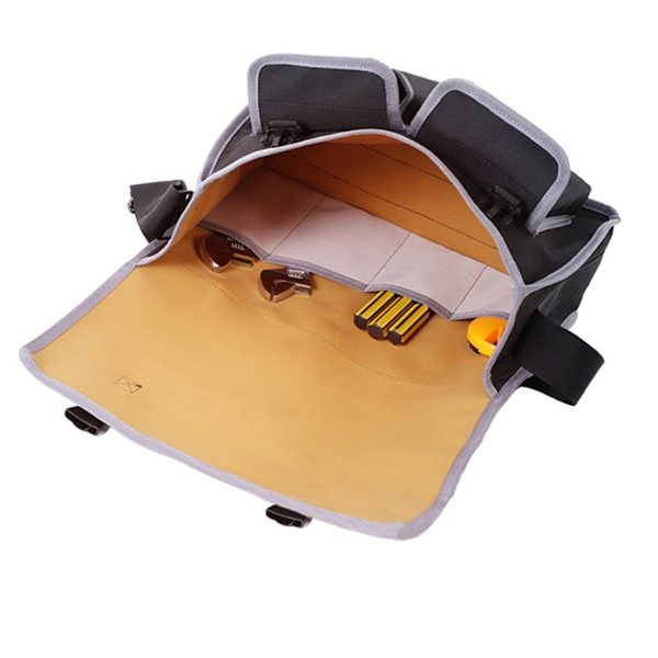 14-inch Wide Mouth Tool Bag with Water Proof Molded Base