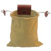 Mushroom Foraging Bag Waxed Canvas Collapsible Camping Pouch