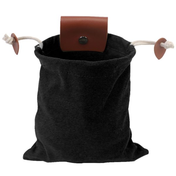 Mushroom Foraging Bag Waxed Canvas Collapsible Camping Pouch