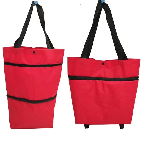 Foldable Wheel Shopping Bag