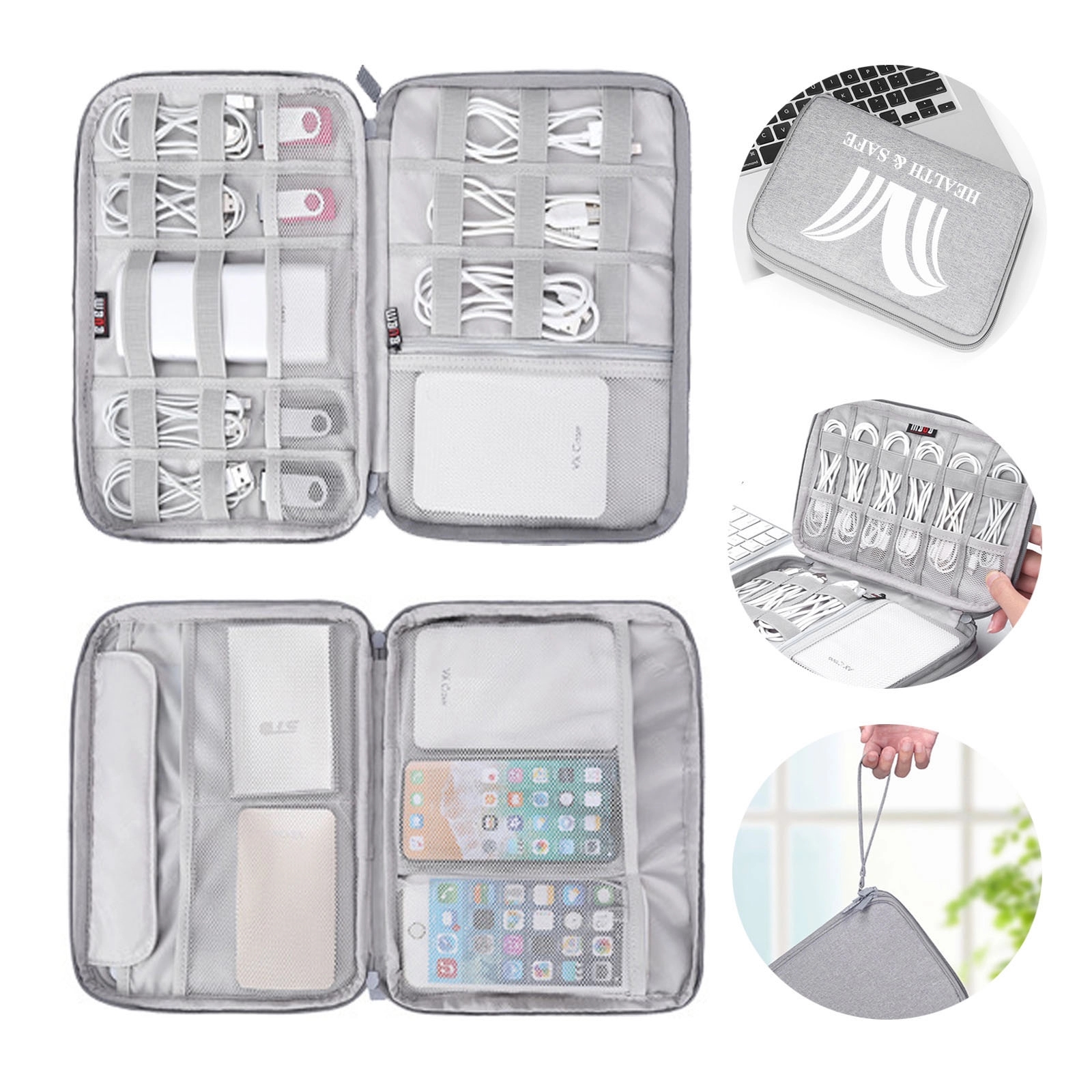 Data Cable Storage Bag Case