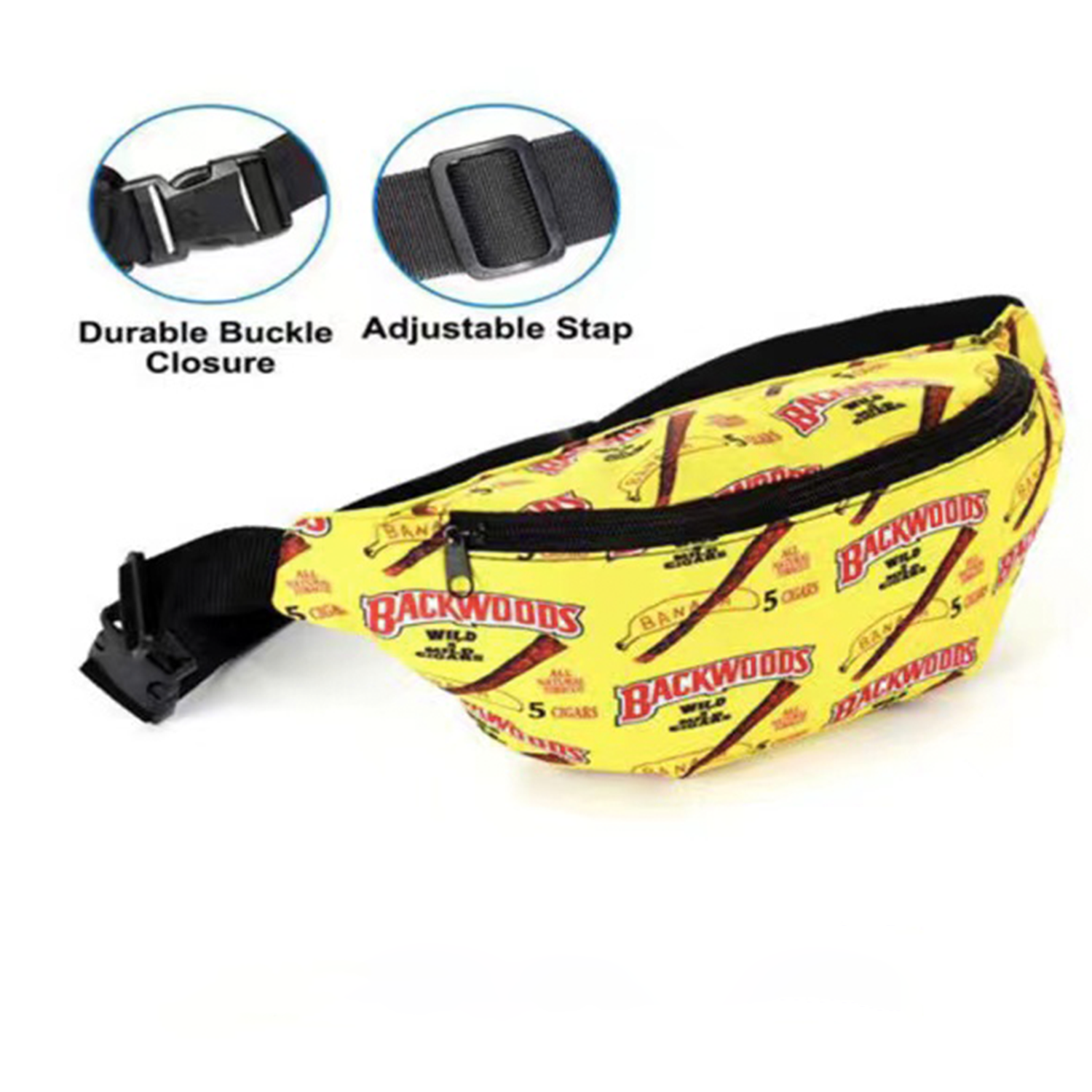 Fanny Pack Sublimation Full Color Waist Running Sports Bag