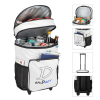 30-Can Suitcase Rolling Cooler Bag