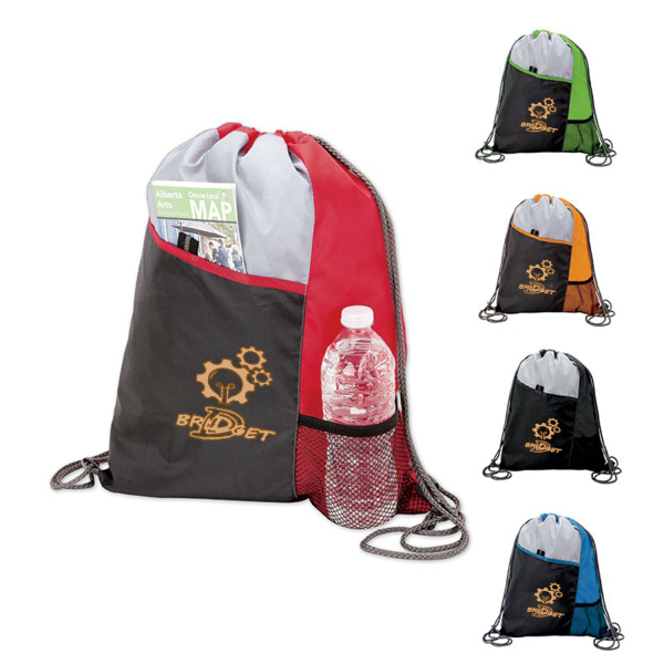 Polyester Sport Drawstring Backpack
