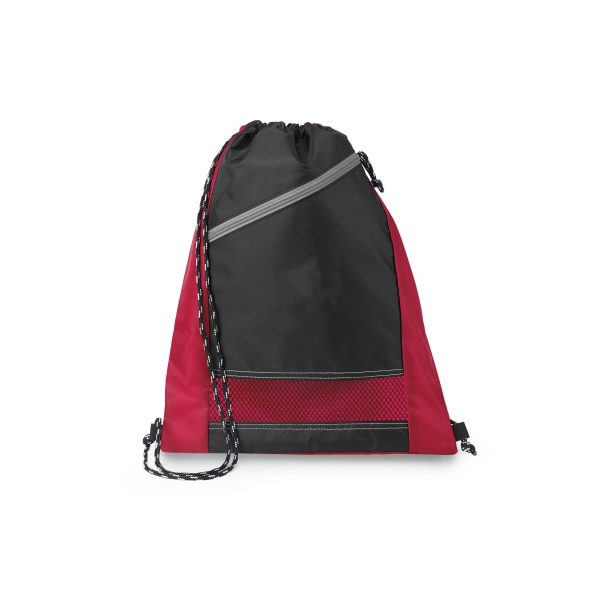 Pocket Polyester Drawstring Backpack