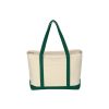 Large Cotton Canvas Boat Tote Bag