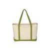 Large Cotton Canvas Boat Tote Bag