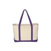 Large Cotton Canvas Boat Tote Bag
