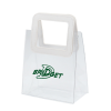 PVC Transparent Tote Bag With Leather Handle