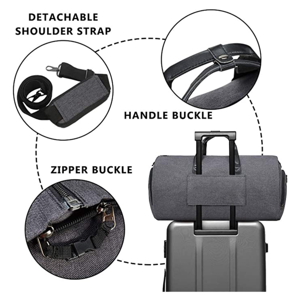 2 In 1 Hanging Suitcase Suit Travel Bags