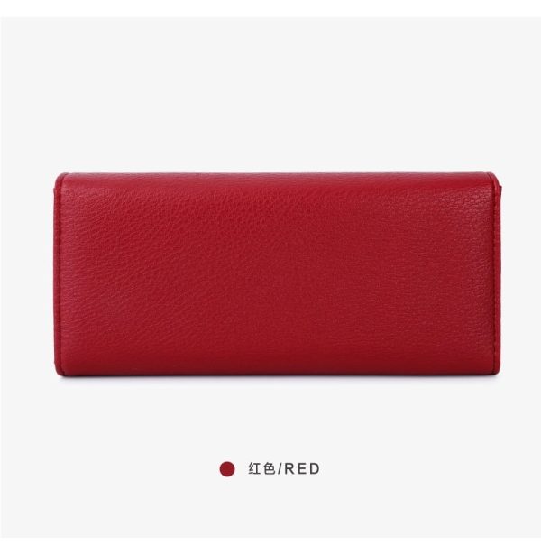 Women'S Leather Large Capacity Purse Card Bag