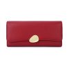 Women'S Leather Large Capacity Purse Card Bag