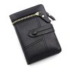 Women's PU Leather Short Zipper Purse
