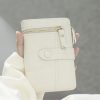 Women's PU Leather Short Zipper Purse